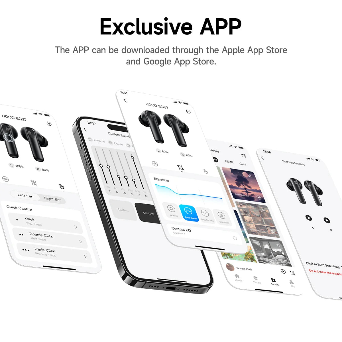 Wireless In-Ear Headphones with AI Translation, Active Noise Cancelling and App Control