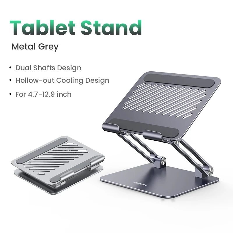 Adjustable Aluminium Desk Phone Stand Holder for Smartphones and Small Tablets 4 to 7.2 Inch