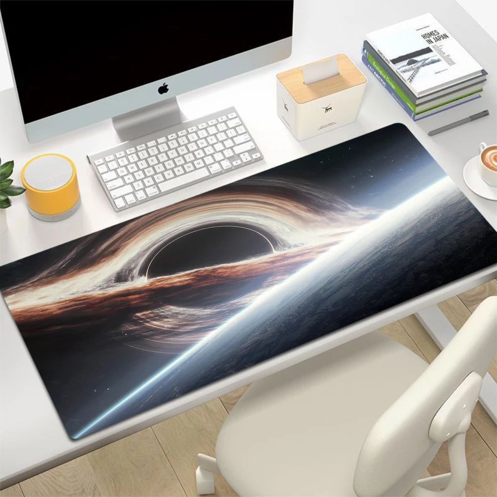 XXL Extended Anti-Slip Starry Sky Mouse Mat for PC Gaming Desks and Office Keyboards