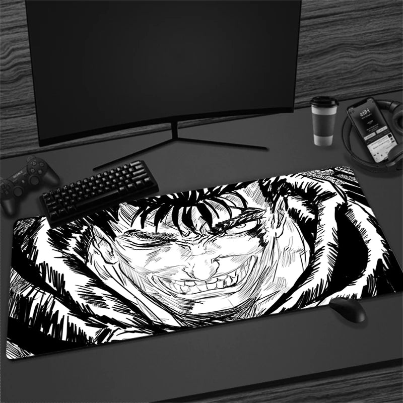 XXL Non-slip Rubber Mouse Mat for Gaming and Office | Extra Large Desk Pad with Stitched Edges