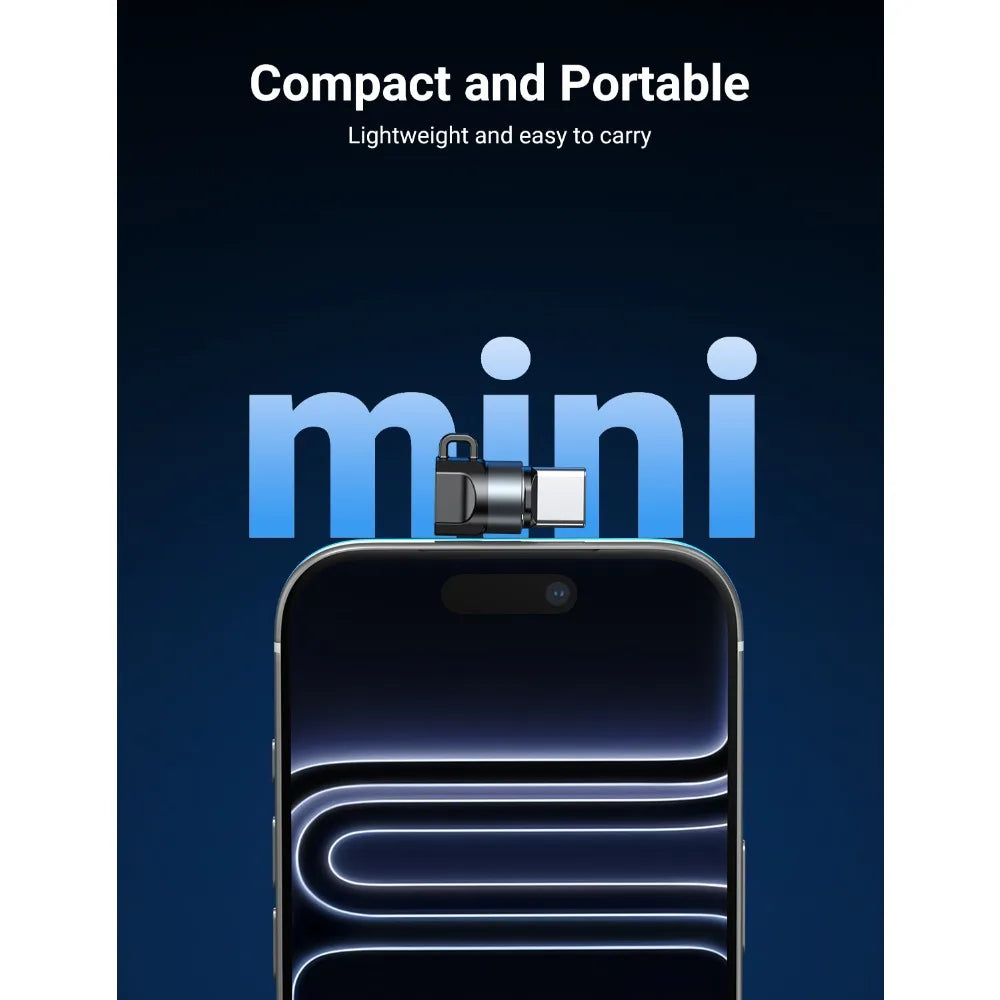 240W Mini Magnetic USB C Adapter Type C to Type C Fast Charging Data Converter Connector