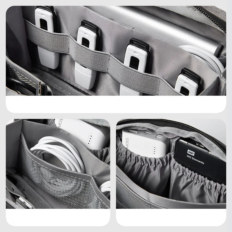 Multifunctional Digital Storage Bag for Electronics Accessories Chargers HDD Mouse Earphone Travel
