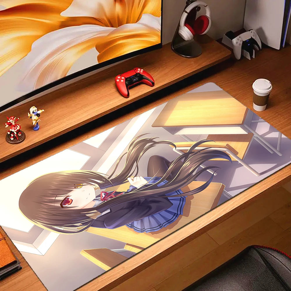 Large Non-slip Gaming Mouse Mat for Desk Ultra Smooth Rubber Office Computer Mousepad