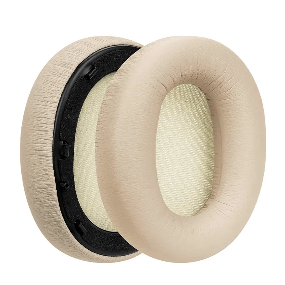 Replacement Premium Protein Leather Memory Foam Earpads for Edifier Over-Ear Headphones
