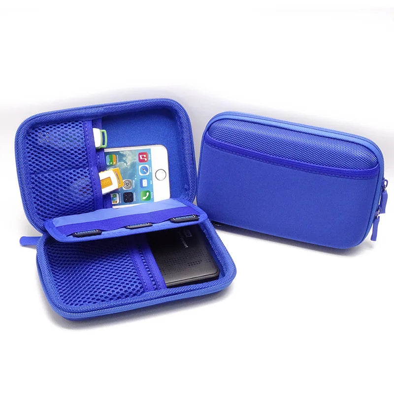 Water Resistant Digital Gadgets Storage Bag Travel Organiser Case for Power Banks HDD Cables Cards