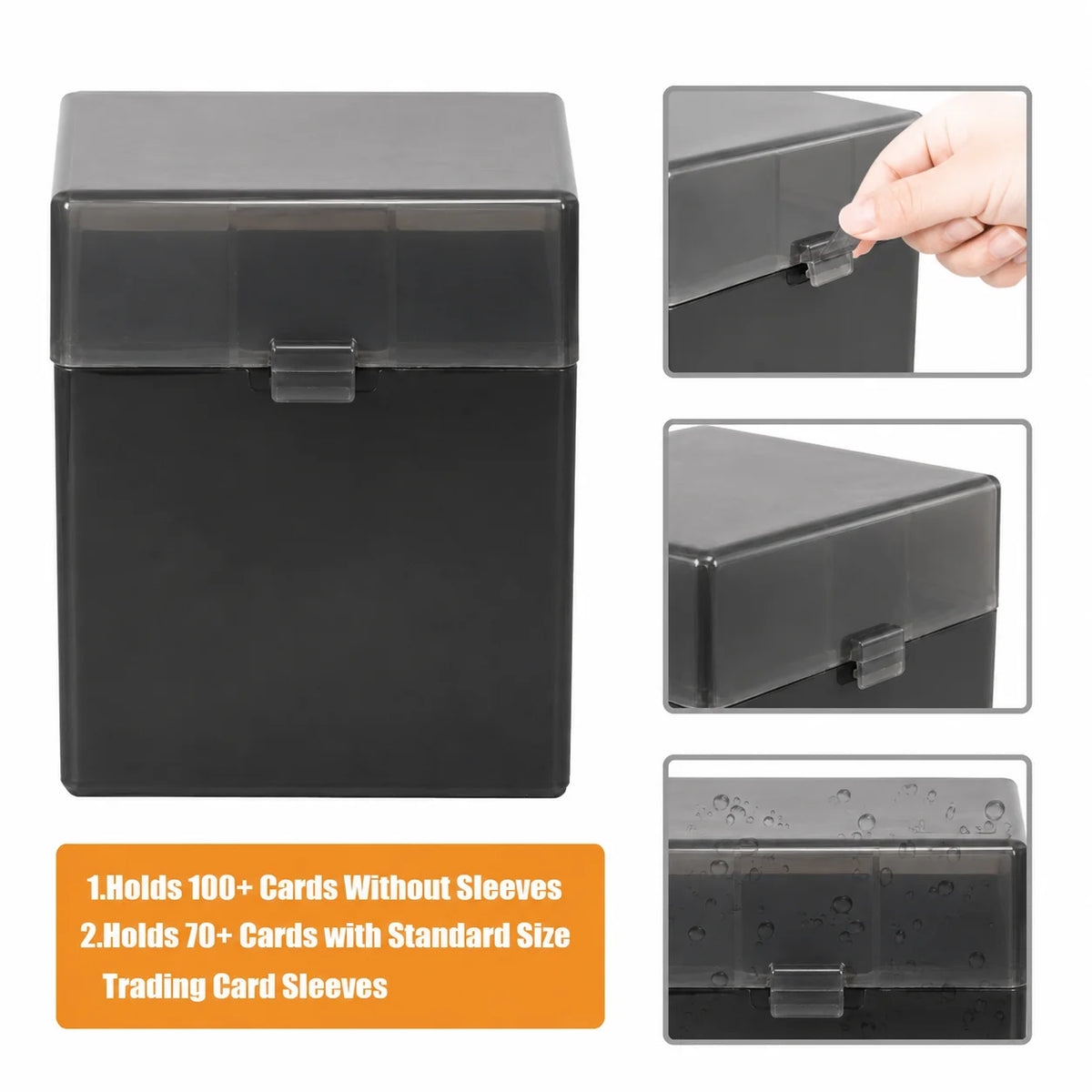 Large Capacity Trading Card Storage Organiser with 12 Deck Boxes for TCG, MTG and Sports Cards
