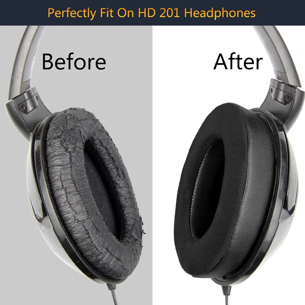 Memory Foam Replacement Ear Pads for Over-Ear Headphones Compatible with Multiple Sennheiser Models