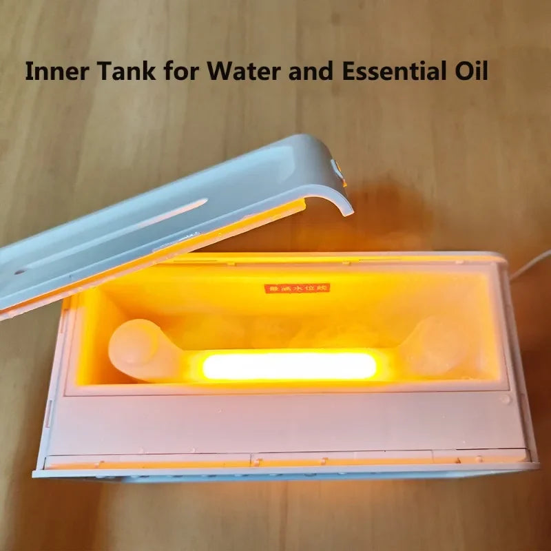 3 in 1 Bluetooth Speaker with White Noise Sleep Aid Night Light and Air Humidifier