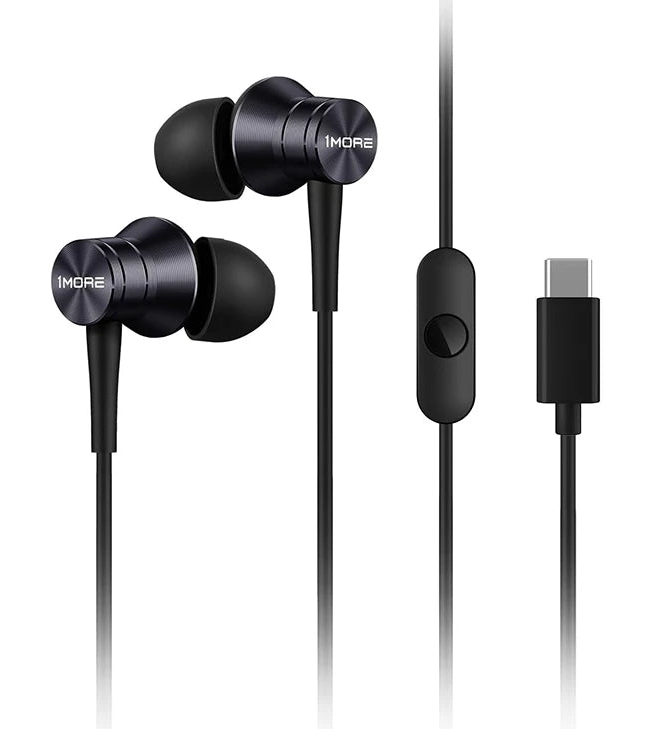 USB-C In-Ear Wired Headphones with Microphone Noise Isolation and Volume Controls
