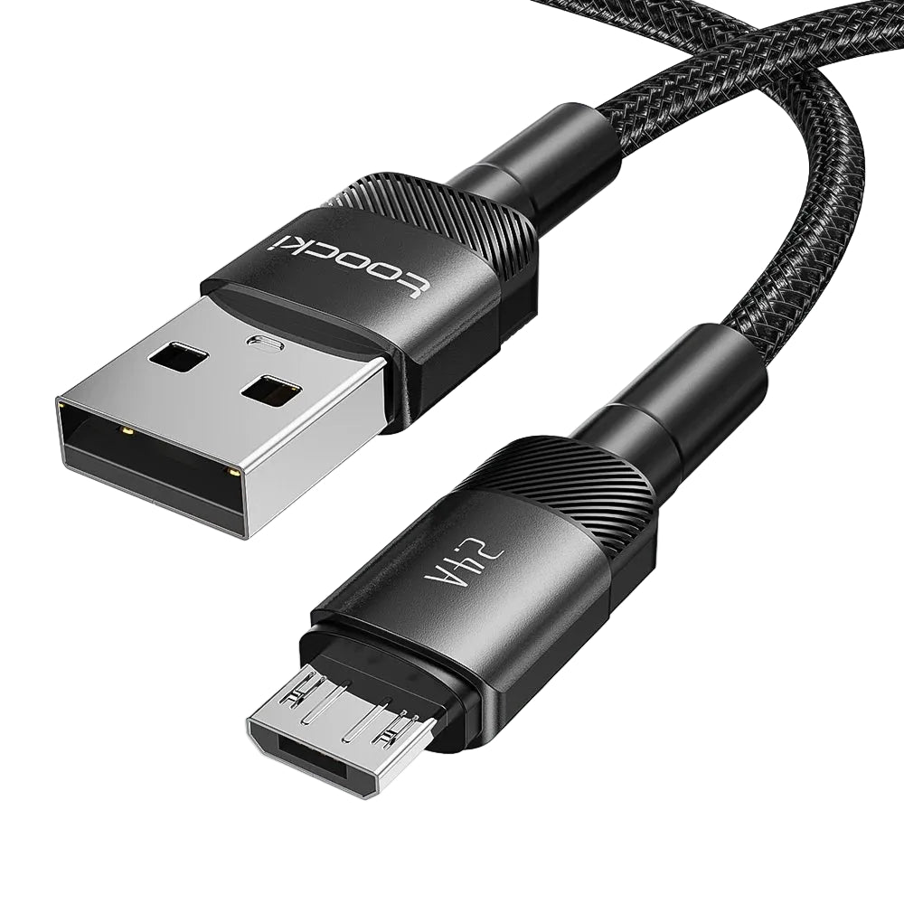 Premium Micro USB Fast Charging Cable 2.4A Quick Charge Data Cord for Smartphones and Devices