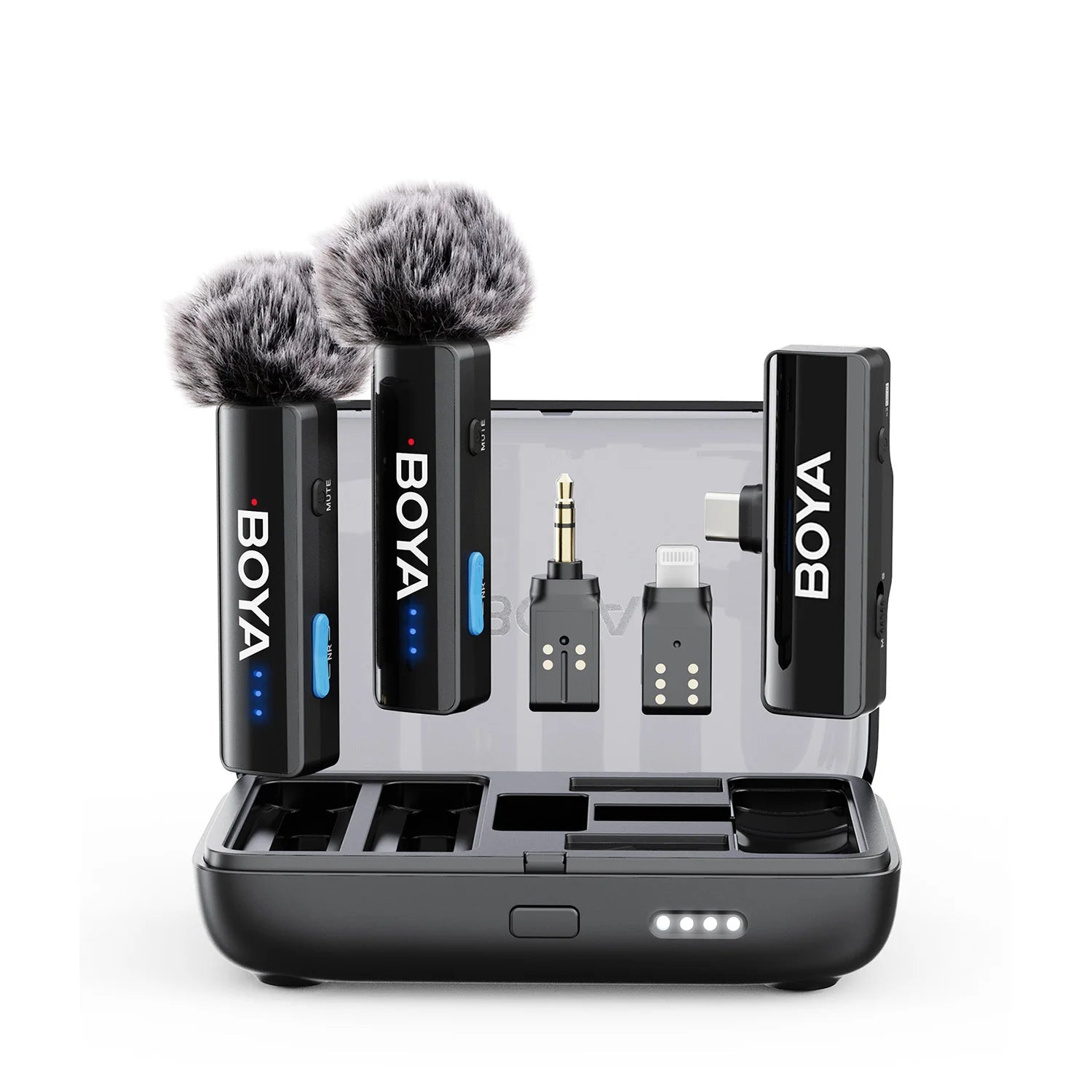 BOYA BOYALINK 2 Wireless Lavalier Microphone Kit for iPhone, Android, DSLR, Streaming & Recording