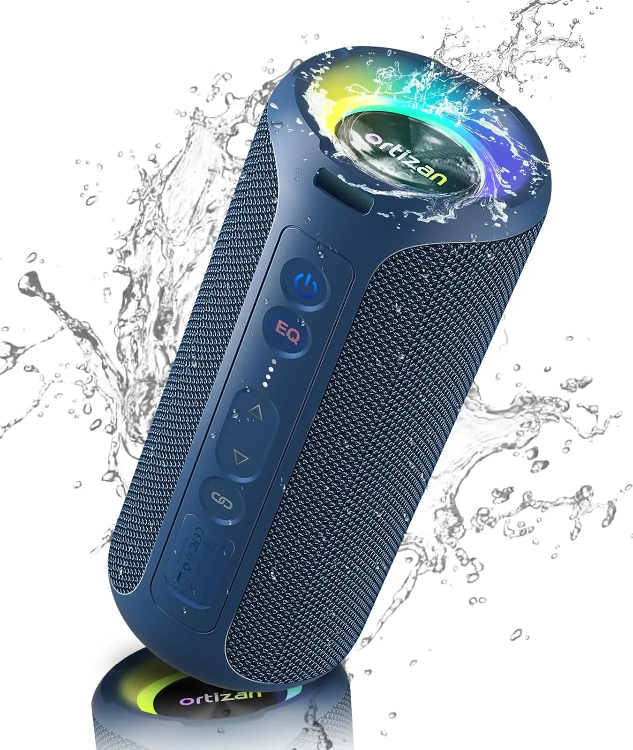 Ortizan X8 Pro Bluetooth 5.3 Speaker 40W Deep Bass, Waterproof Portable Wireless Speaker