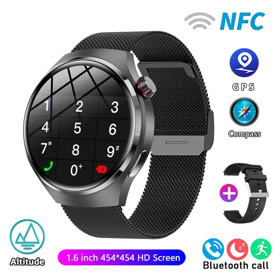 ECG PPG Smart Watch HD Call NFC Sport Health Tracker Blood Pressure Lipids Monitor New Model
