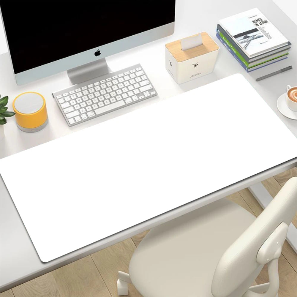 Large Waterproof Gaming Mouse Pad Solid Colour Natural Rubber Non-slip Desk Mat for Keyboard