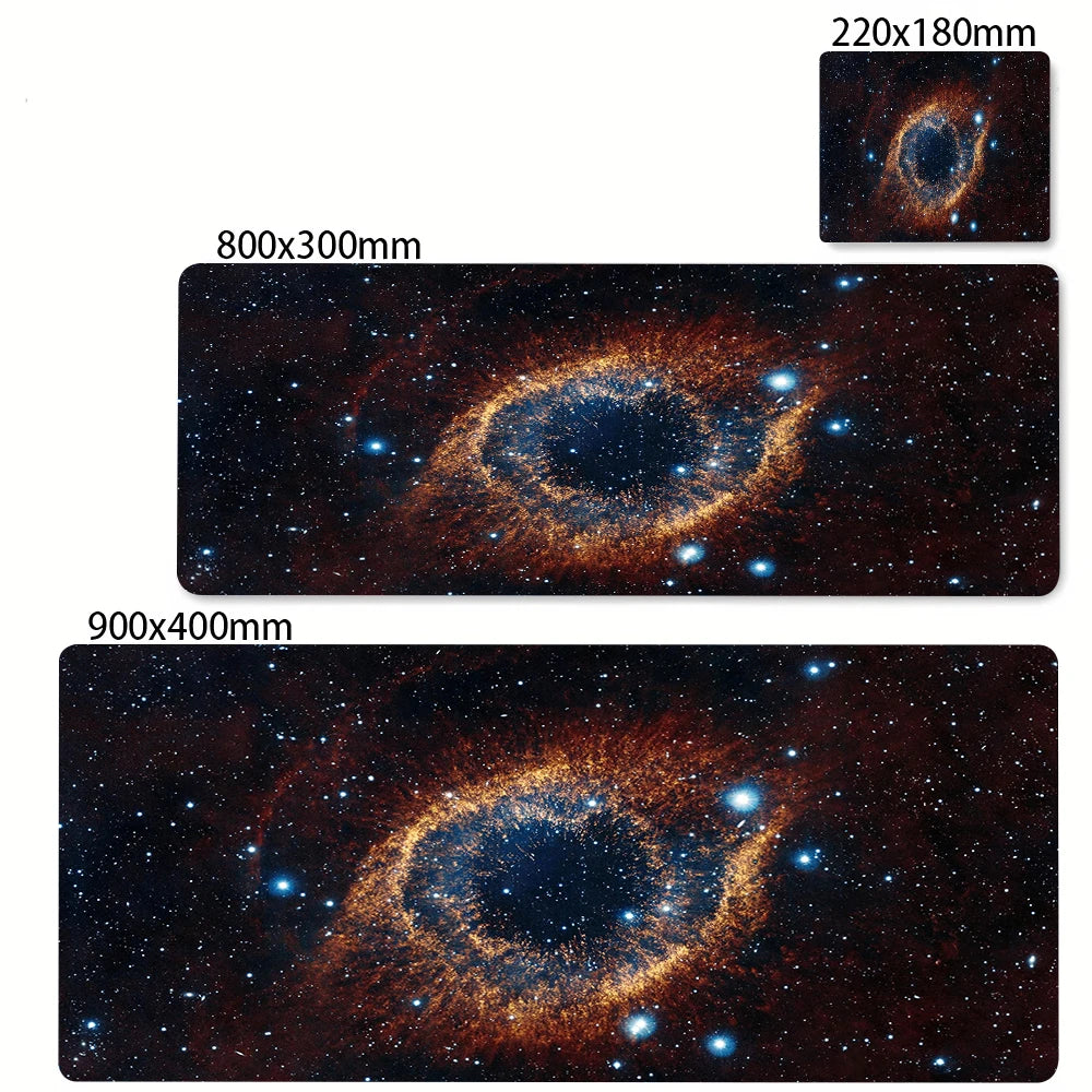 XXL Extended Anti-Slip Starry Sky Mouse Mat for PC Gaming Desks and Office Keyboards