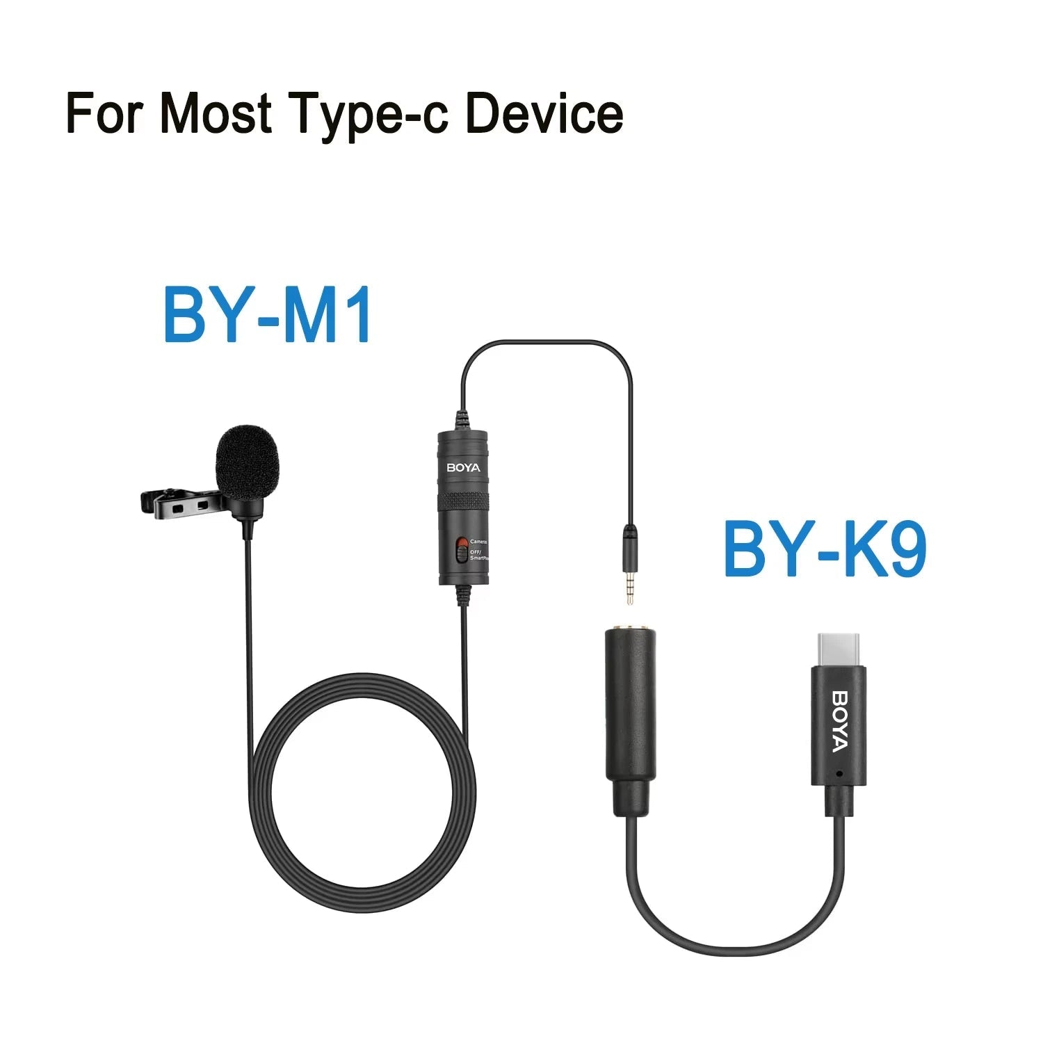 Universal Clip-On Lavalier Microphone 6m Cable 3.5mm TRRS Phone Camera PC Streaming Recording