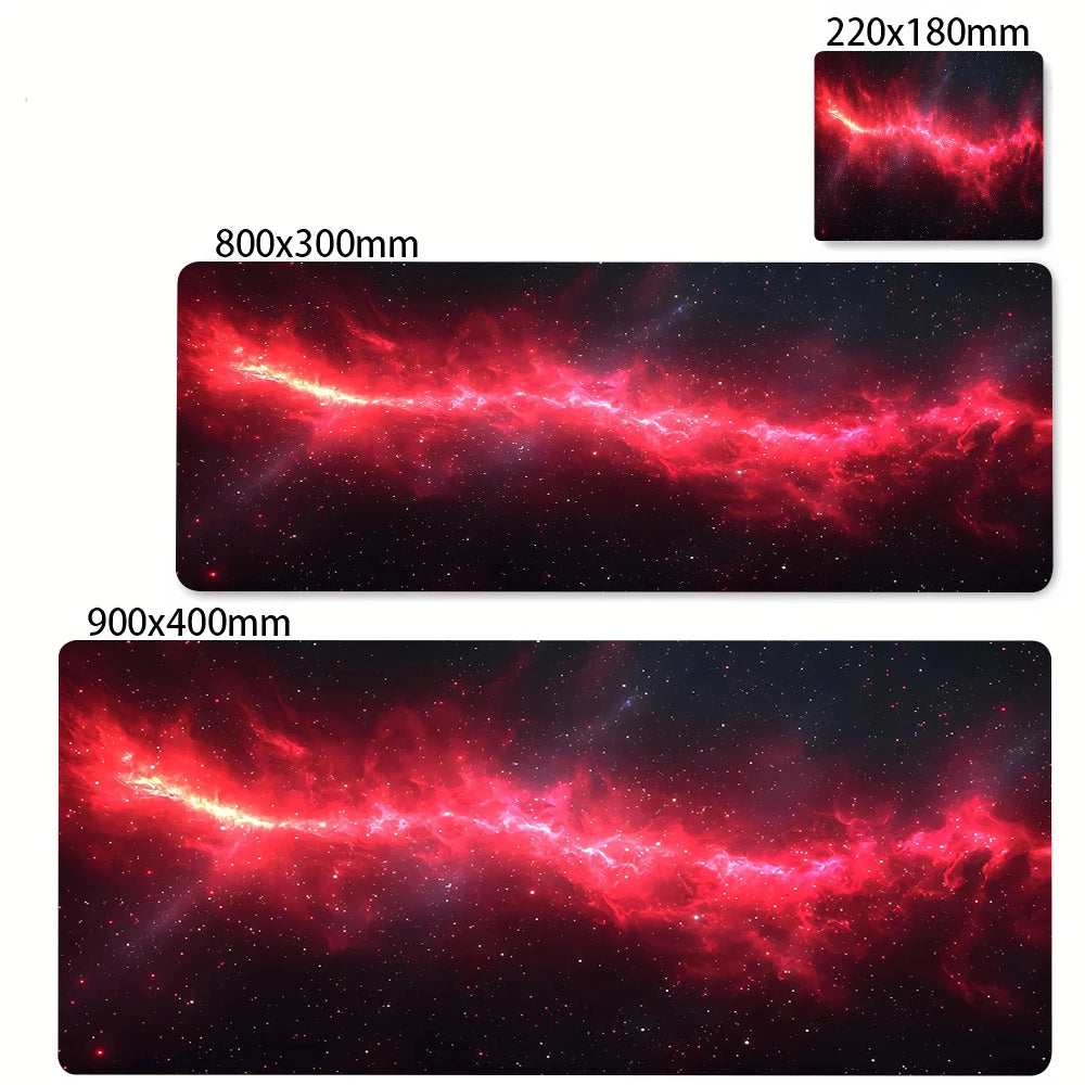 XXL Extended Anti-Slip Starry Sky Mouse Mat for PC Gaming Desks and Office Keyboards