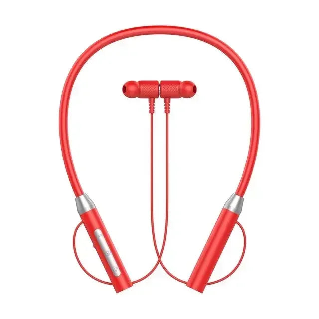 K58 Wireless Bluetooth 5.3 Neckband Earphones with Mic, LED Display, and Noise Cancelling