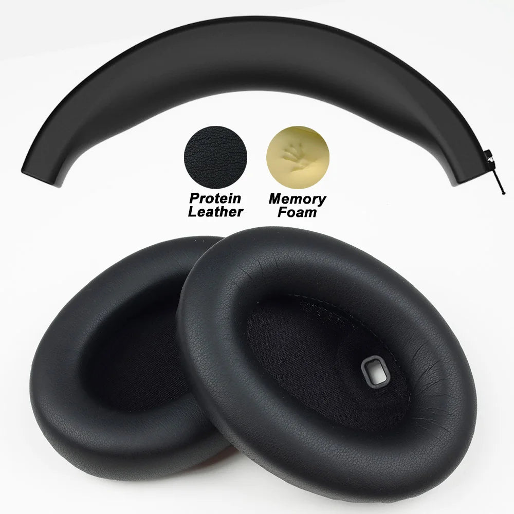 Premium Replacement Memory Foam Ear Pads Cushions for Sony WH-1000XM4 Over-Ear Headphones
