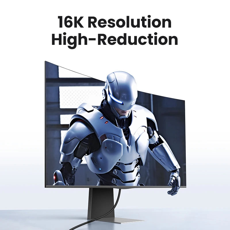 16K DisplayPort 2.1 Cable 80Gbps DP to DP Lead for 8K 4K 240Hz Gaming Monitors PCs