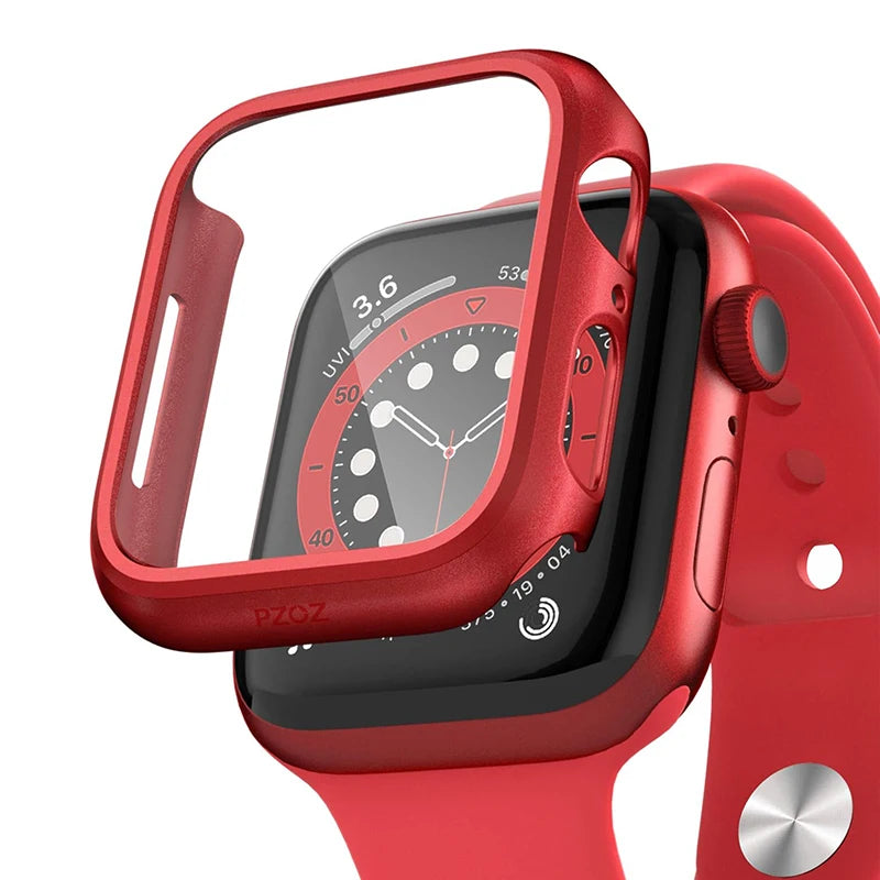 Full Coverage Silicone Protective Case Cover for Apple Watch Series 10 sizes 38-46mm