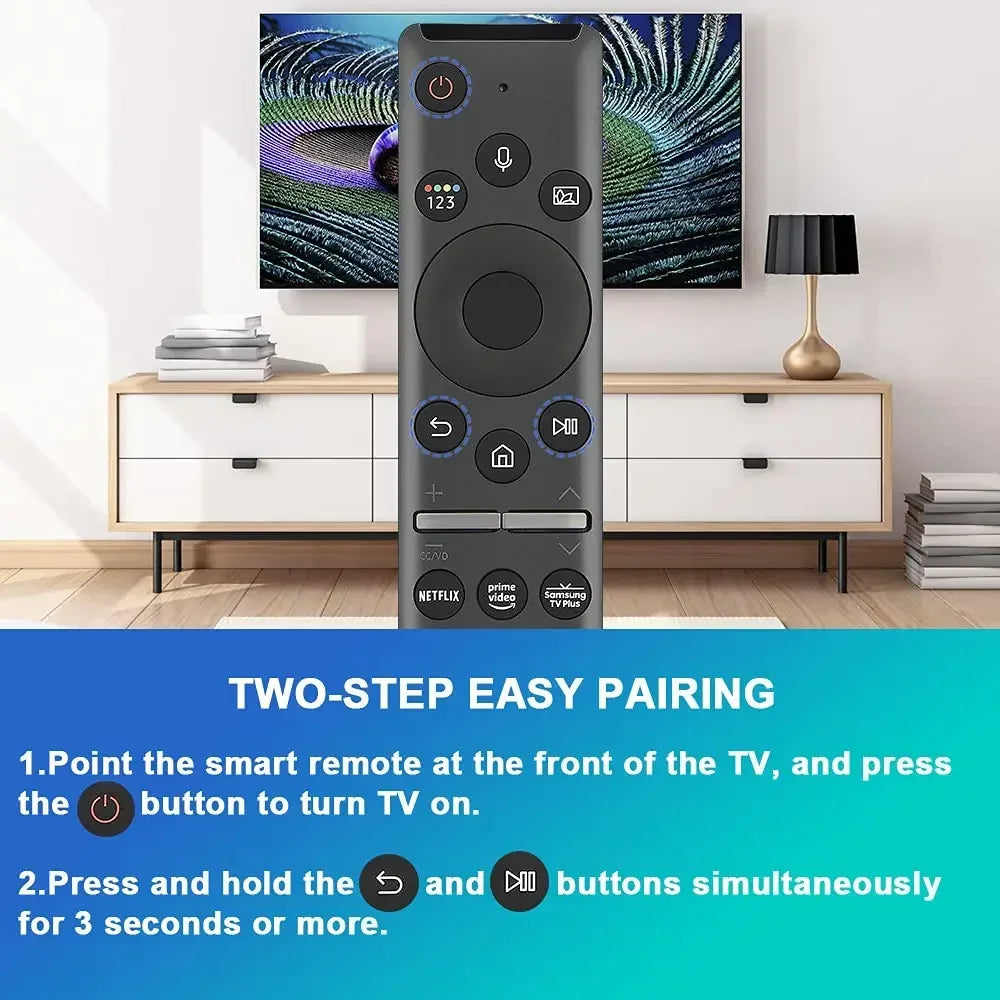 Universal Replacement Smart Voice Remote Control Compatible with Samsung 4K and QLED TVs