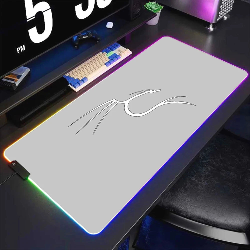 RGB LED Gaming Mouse Pad XXL Large Waterproof Desk Mat with Non Slip Base and Soft Surface