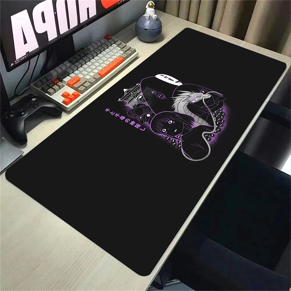 Large Cute Cat Gaming Mouse Pad Non-slip XL Desk Mat with HD Print and Stitched Edges