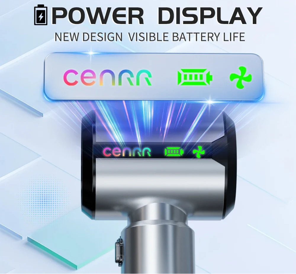 Powerful Cordless Handheld Car Vacuum Cleaner 7500mAh Wet Dry Portable Cleaner with LED Display