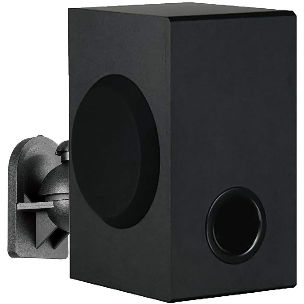 Universal Speaker Wall Mount Brackets for Logitech Z906, Adjustable Metal Hanger Stand (2 Pcs)