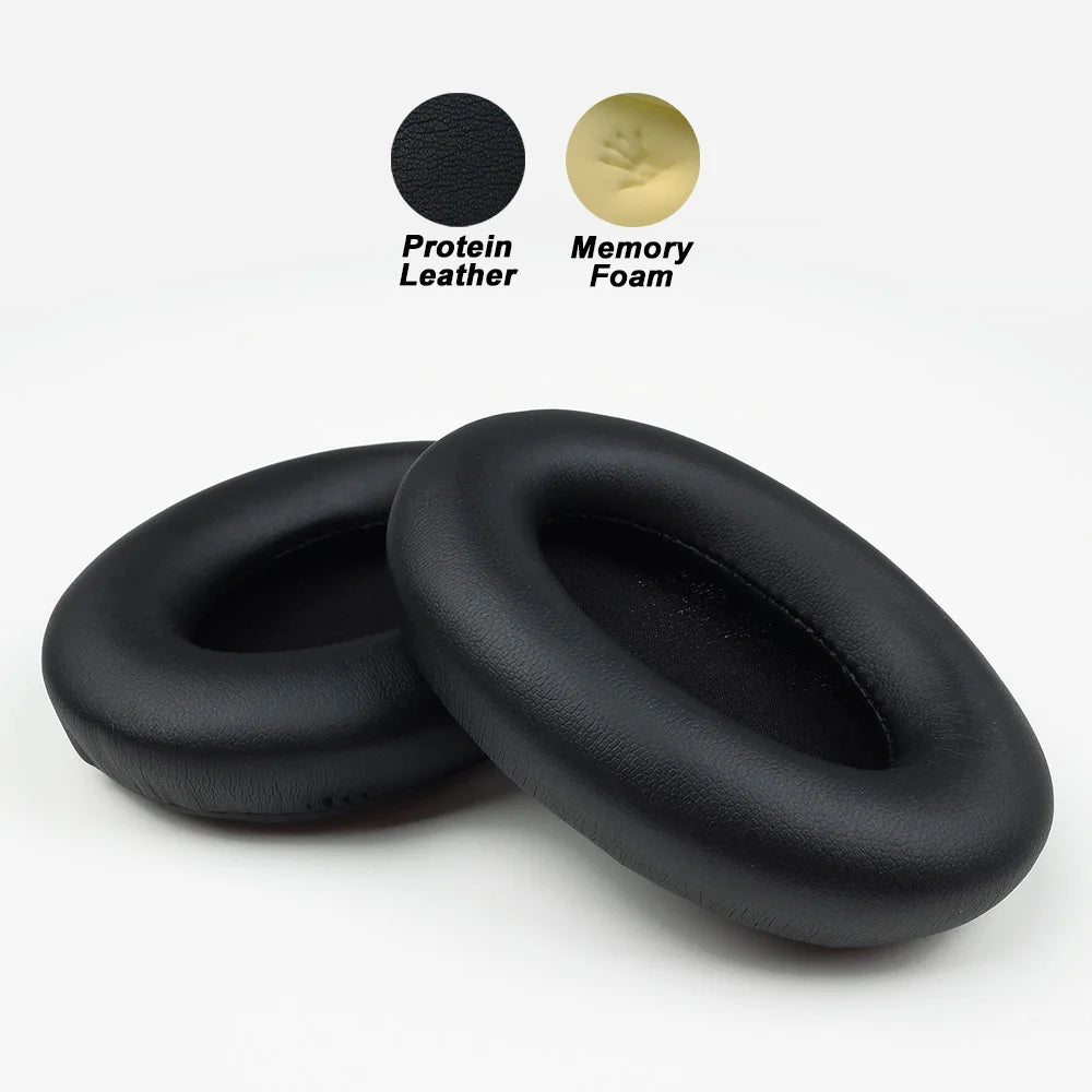 Premium Replacement Memory Foam Protein Leather Earpads Cushions for Over-Ear WH-1000XM3 Headphones