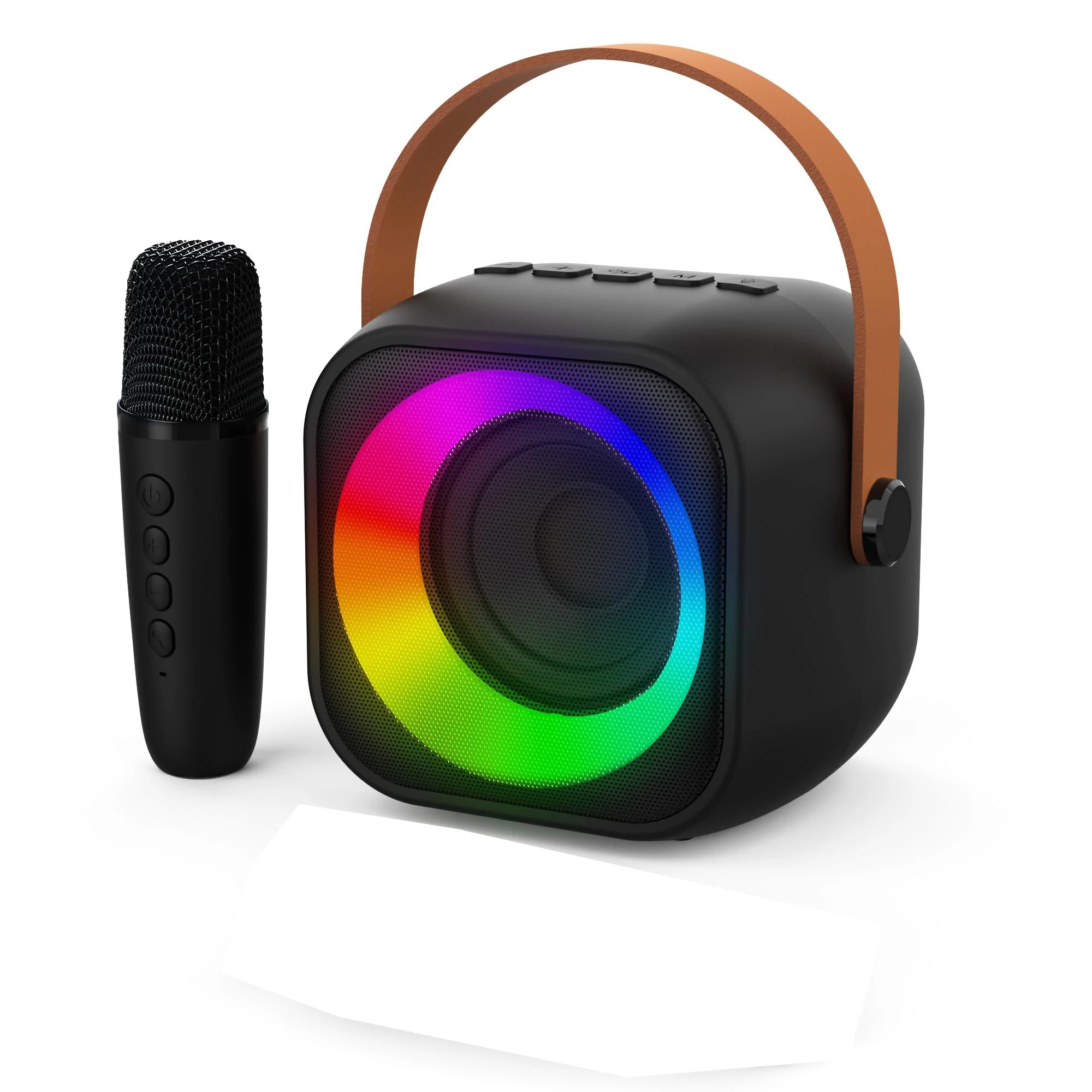 Portable Kids Karaoke Machine with Bluetooth Speaker and 1–2 Wireless Mics for Parties and Gifts