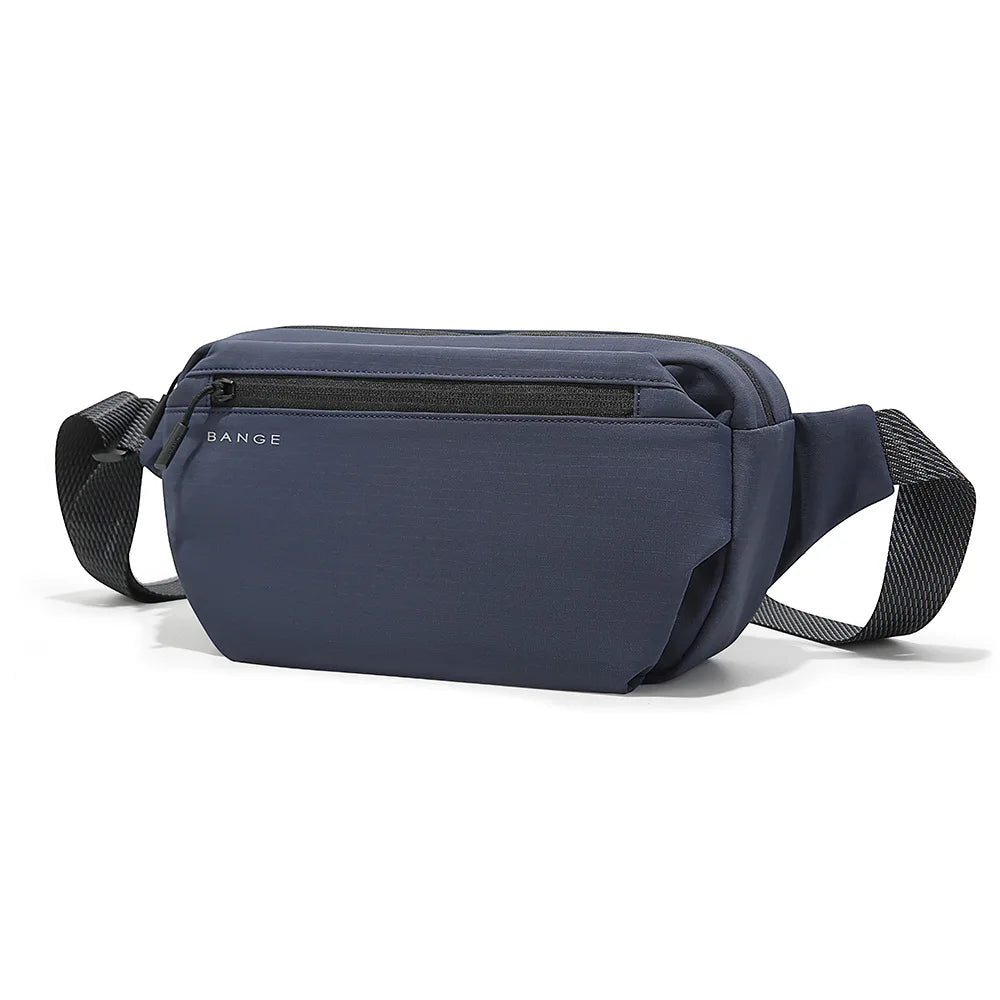 Water Resistant Travel Chest Sling Bag with USB Charging and Anti-Theft Crossbody Design Unisex