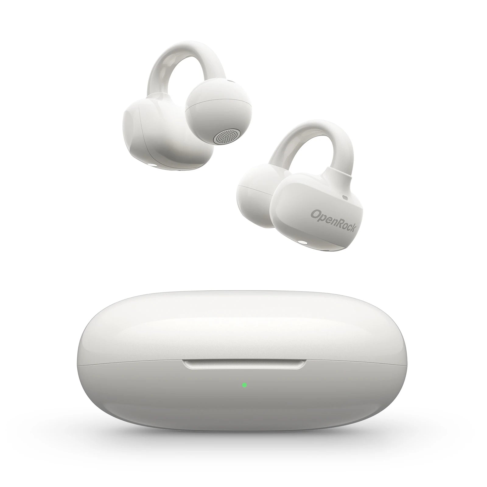 Open Ear Wireless Bluetooth Earphones with Ear Clip Design and Built-in Microphone