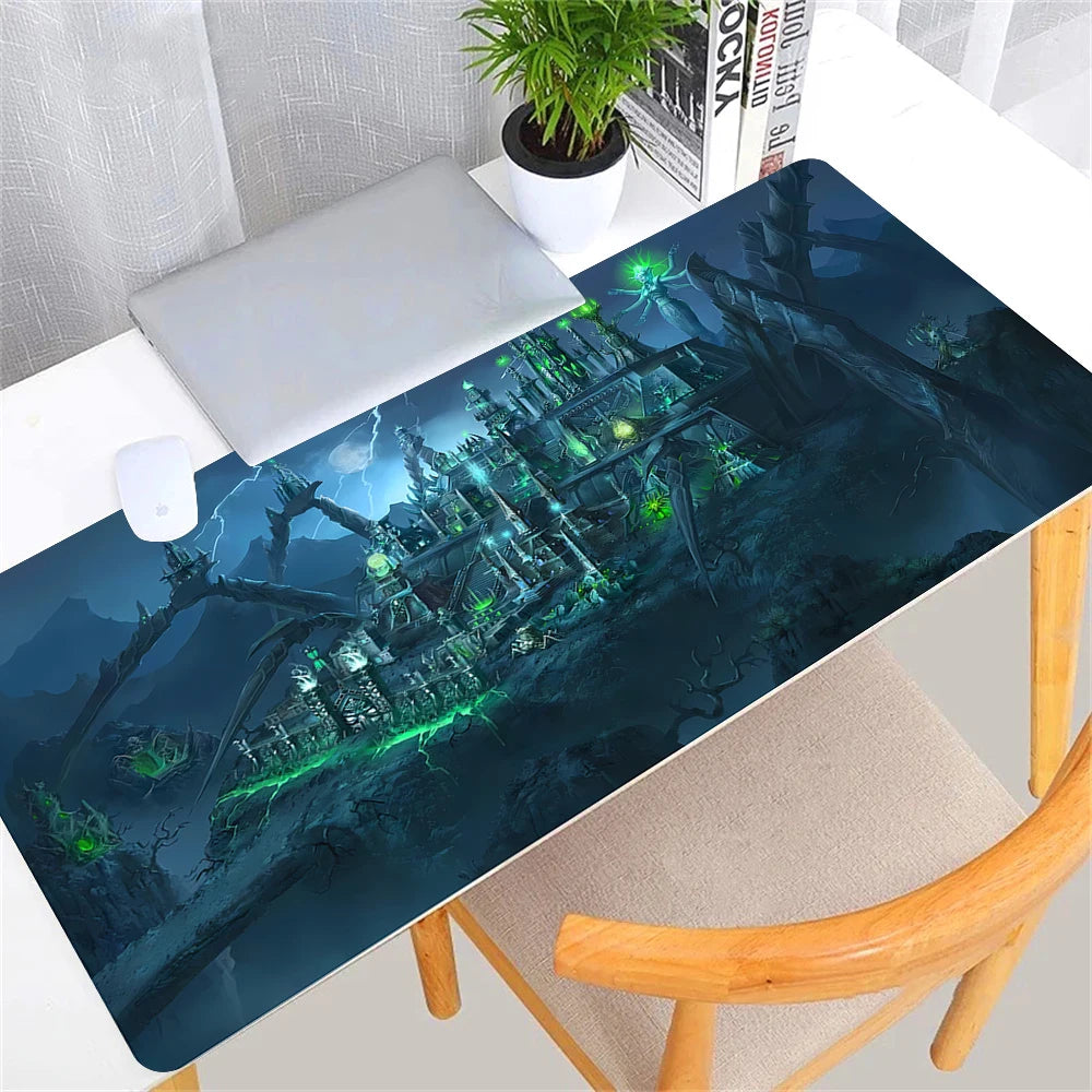 Large Extended Gaming Mouse Pad Desk Mat for Laptops Keyboard Office and Anime Themed Setups