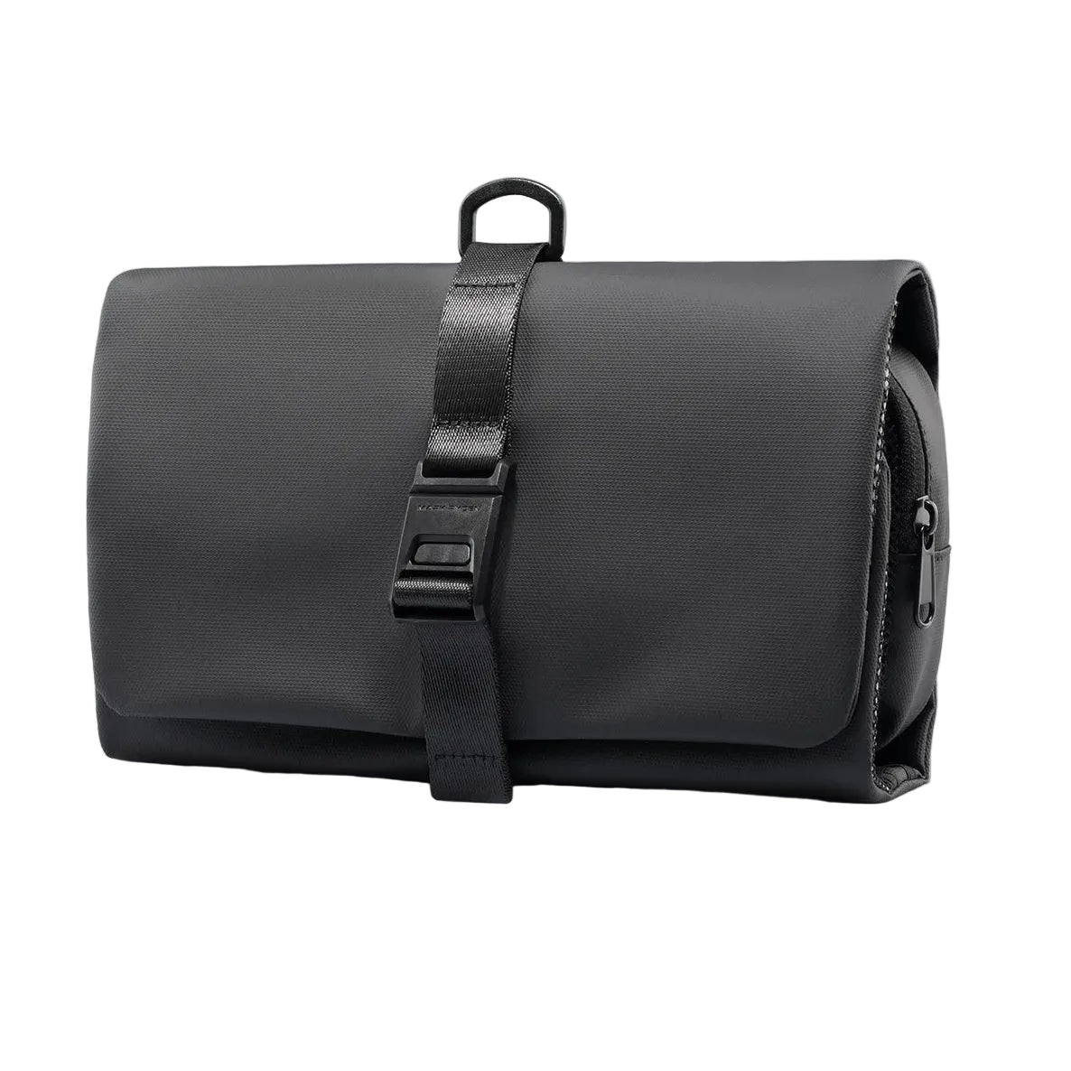 Waterproof Black Travel Toiletry Organiser Bag Lightweight Versatile Unisex Pouch for Storage