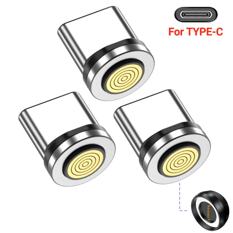 240W Mini Magnetic USB C Adapter Type C to Type C Fast Charging Data Converter Connector