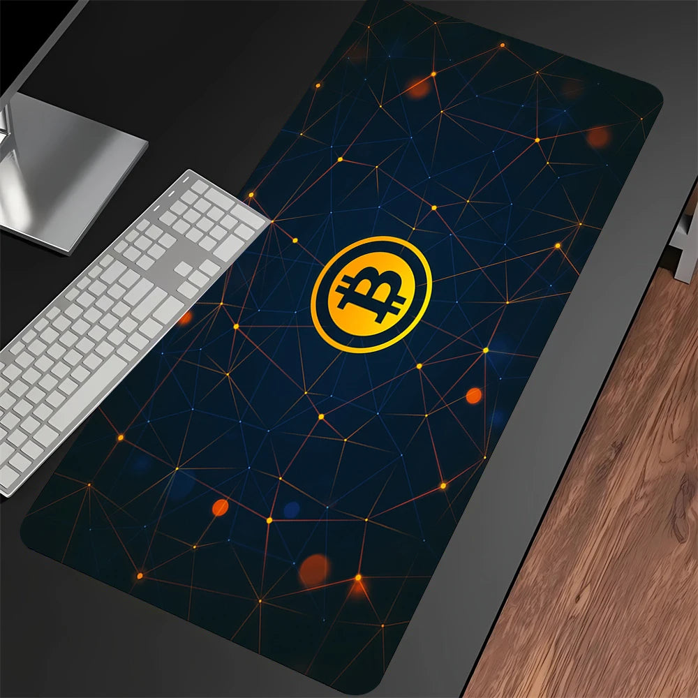 Large Anti-Slip Gaming Mouse Pad with Comfortable Wrist Support and Durable Stitched Edges