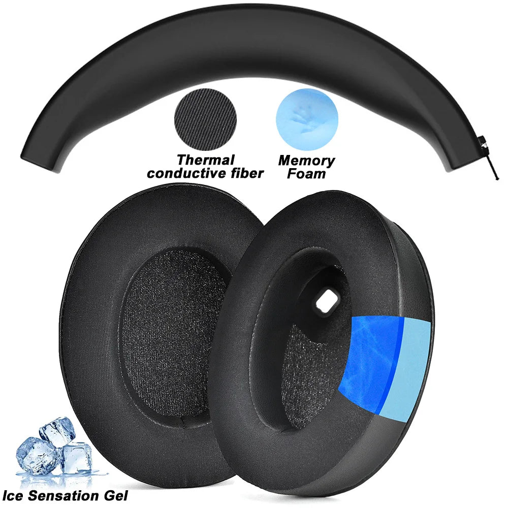 Premium Replacement Memory Foam Ear Pads Cushions for Sony WH-1000XM4 Over-Ear Headphones