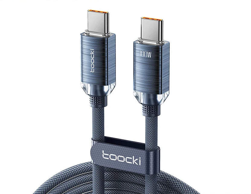 100W USB C Fast Charging Cable for Smartphones Tablets and Laptops with Braided Design