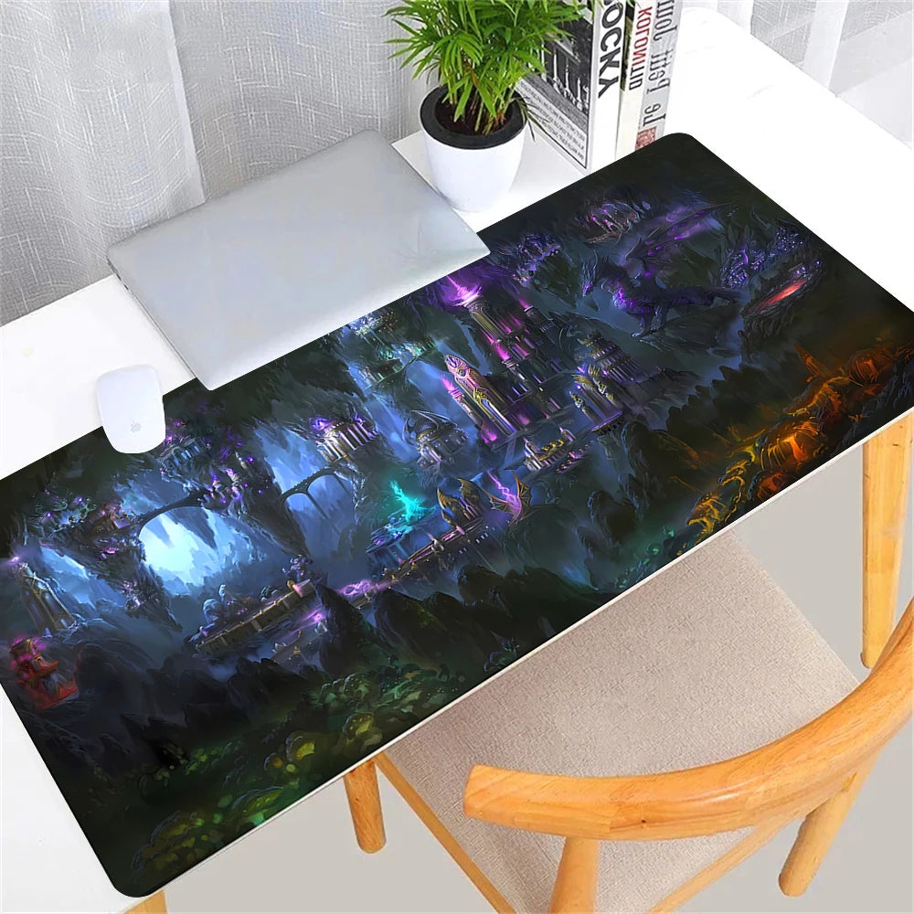Large Extended Gaming Mouse Pad Desk Mat for Laptops Keyboard Office and Anime Themed Setups