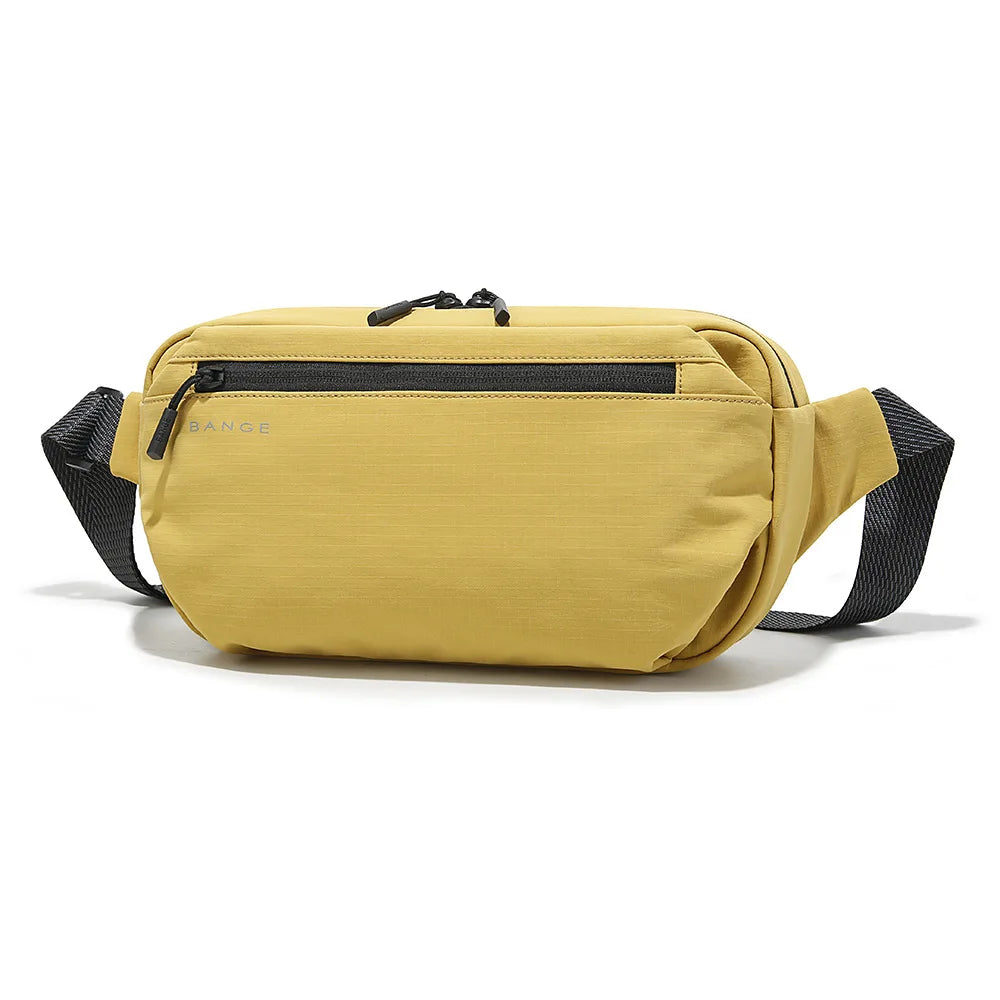 Water Resistant Travel Chest Sling Bag with USB Charging and Anti-Theft Crossbody Design Unisex