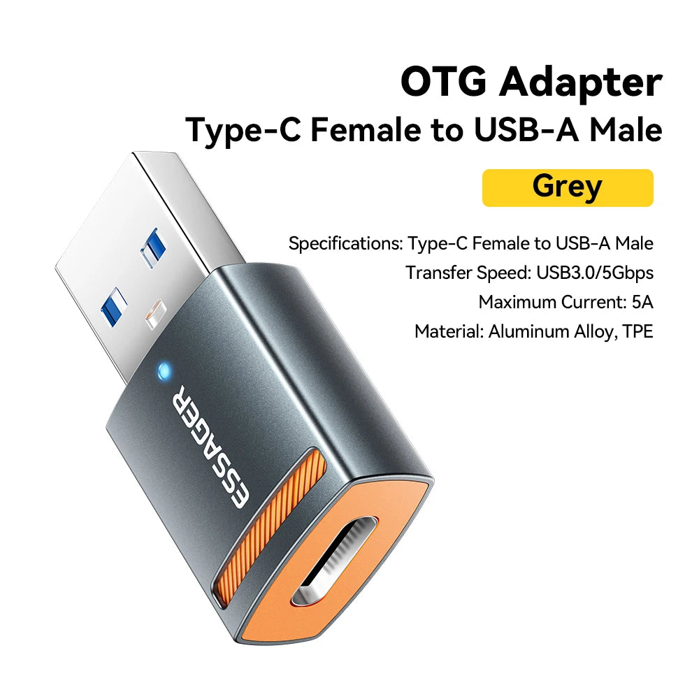 USB 3.0 OTG Adapter – Multi-Port Type-C, USB, Micro & iP Converter for All Devices