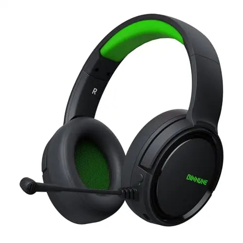 Wireless Gaming Headset with Bluetooth 5.2 and Noise Cancelling Microphone for PC and Console