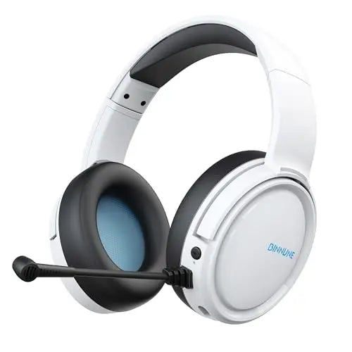 Wireless Gaming Headset with Bluetooth 5.2 and Noise Cancelling Microphone for PC and Console