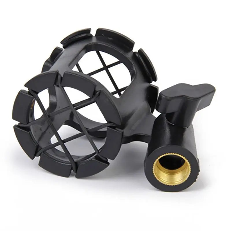 Handheld Microphone Shock Mount Holder, Anti-Vibration Suspension Clip for 25–38mm Mics