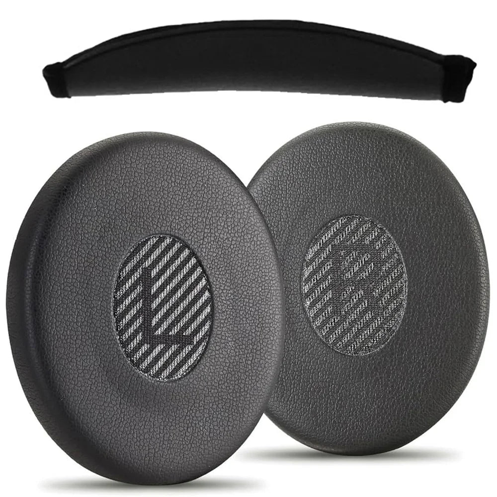 Premium Protein Leather Memory Foam Replacement Earpads Compatible with Bose QC3 OE OE1 Headphones