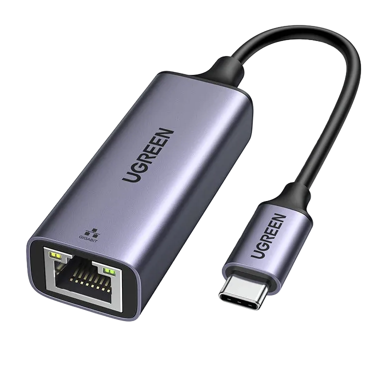 USB C to Ethernet Adapter Gigabit 1000Mbps RJ45 LAN Network Dongle for Laptop Tablet