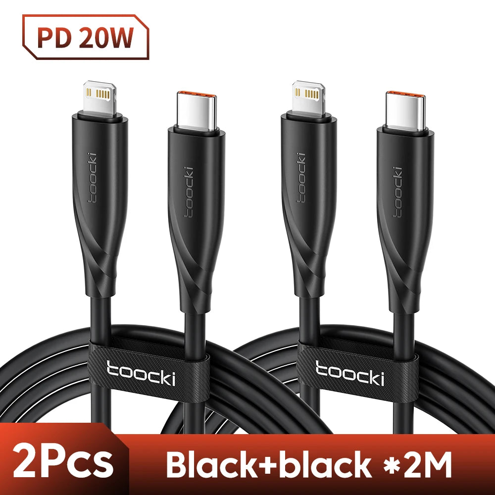 USB C to Lightning Fast Charging Cable for iPhone and iPad with Braided Design 20W PD