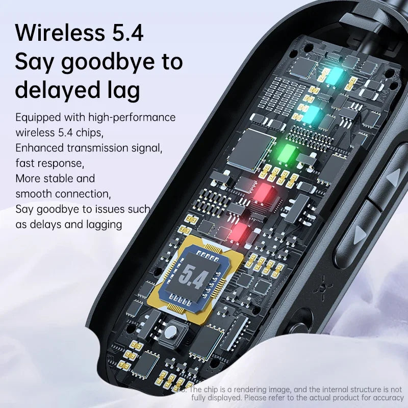 Bluetooth 5.4 Transmitter Receiver with 3.5mm AUX Wireless Audio Adapter for TV Car and Aeroplane
